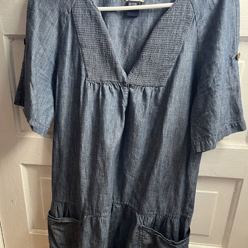 Chambray Tunic Top/Dress by Madewell size small